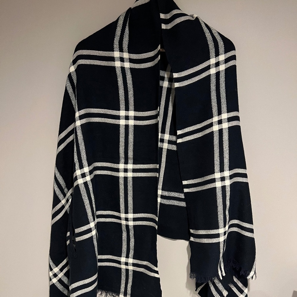 J. Crew Shawl Wrap with Arm Holes - OS